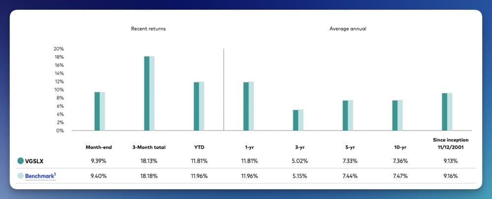 Vanguard real state index fund