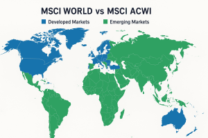 Diferencias entre MSCI World y MSCI ACWI