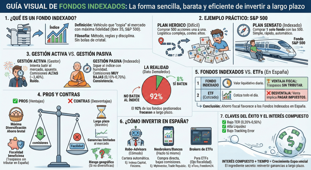 Fondos indexados guía Guía sobre fondos indexados